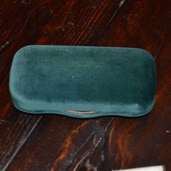 RARE AUTHENTIC GUCCI GREEN VELVET SUNGLASSES  EYEGLASSES GG CASE BOX CLOTH COVER - Picture 4 of 5